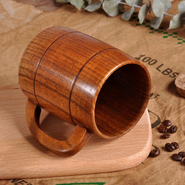 aesthetic beautiful wooden organic ecofriendly coffee cup