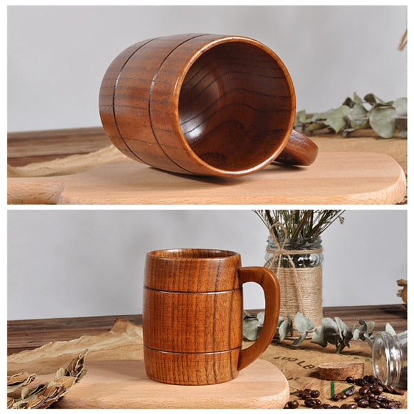 wooden cups, beautifully finished, wood cups for every home