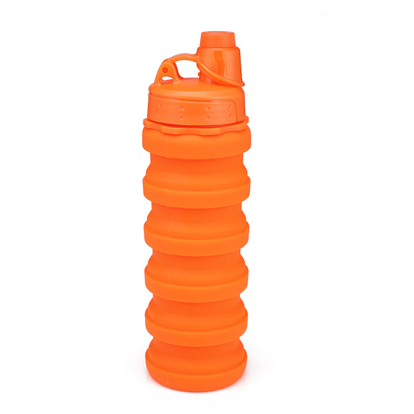 orange squishy squirt sports bottle