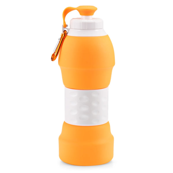 orange kids aventure sports squishy bottle