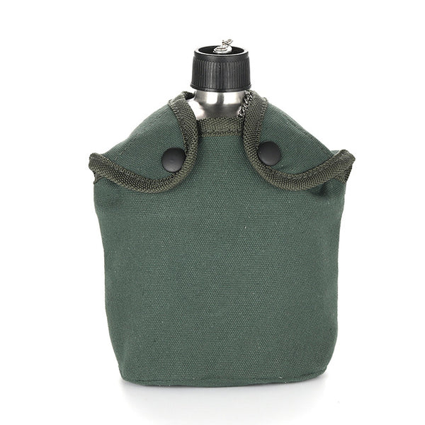 canvas camo military canteen bottle