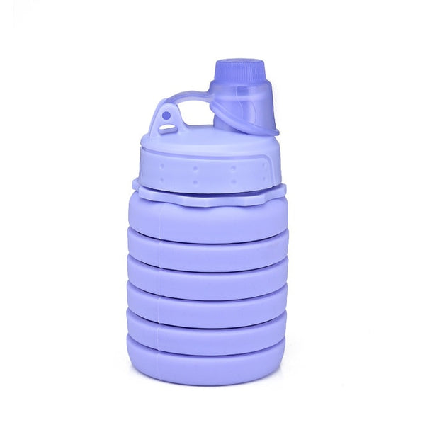 closed compacted silicone bottle