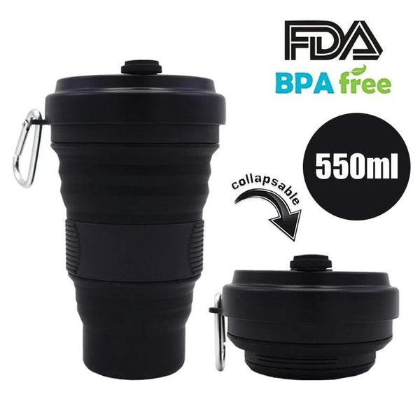 fda approved bpa free folding coffee cup