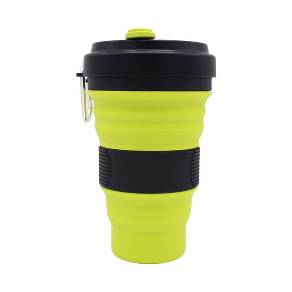 eco friendly compressable coffee mug with grip