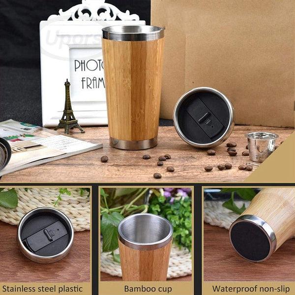 non slip vaccuum thermo flask for coffee & tea 