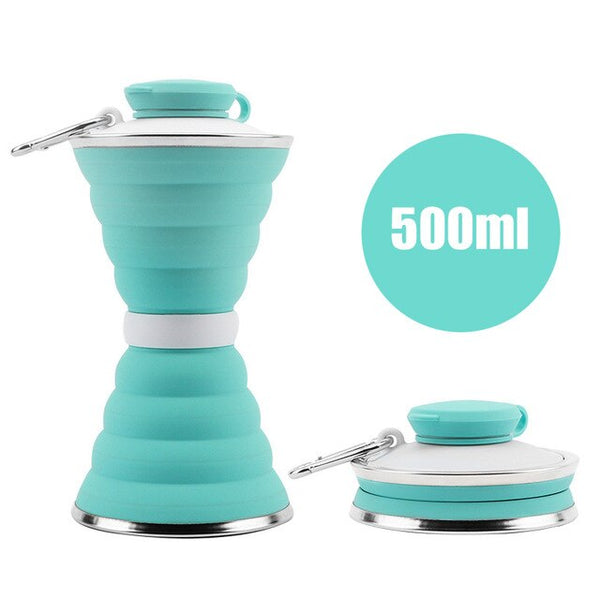 Super awesome Compact BPA Free Silicone Collapsing Bottle