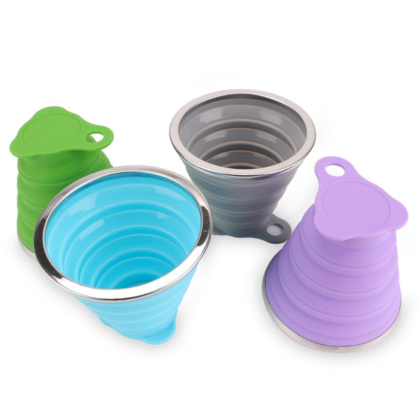 different types of organic eco friendly squishy cups