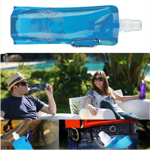 stylish compact folding water bottle 