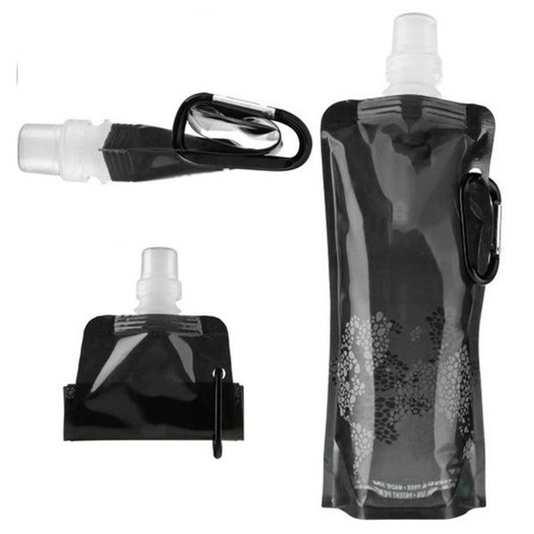 black bpa free compact sports bottle bag